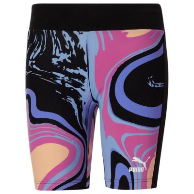 Puma Marbled Aop Short Tight Womens Style : 533362